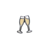 Champagne Toast Lapel Pin